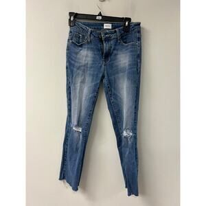 Special A Ripped Straight Leg Blue Jeans Size 3